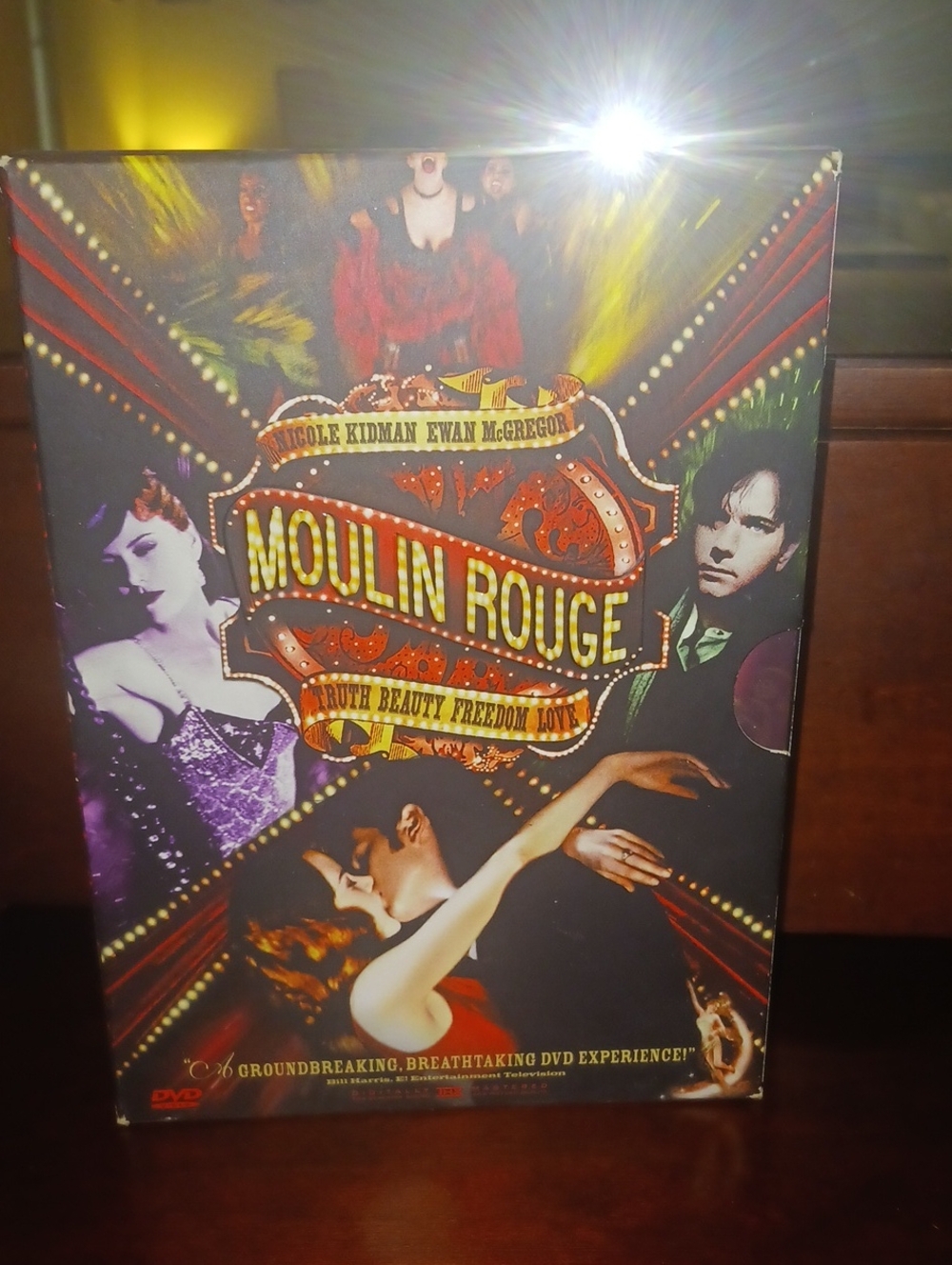Moulin Rouge! Decorative Movie DVD Case - Vibrant Multi-Color Artwork